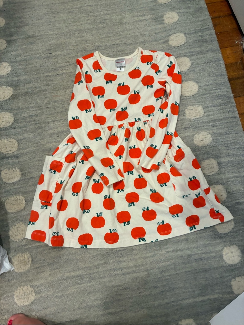 Hann Anderson pumpkin dress
